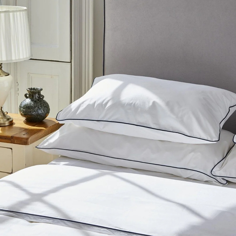 5 -gwiazdkowy hotel zwykły sateen biała rurowa kołdra