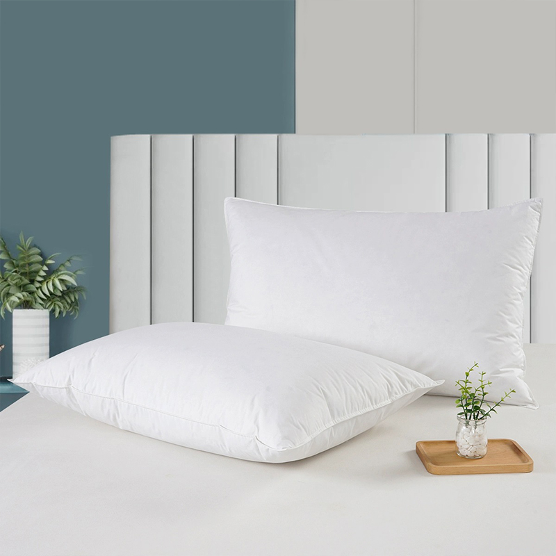 Bawełna 233T Percale Shell 50% biała kaczka w dół poduszki piór