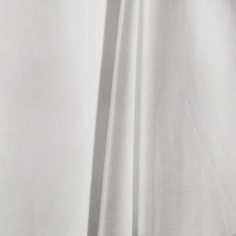 Pure Cotton 250TC Plain Satin White White Hotel Tabil